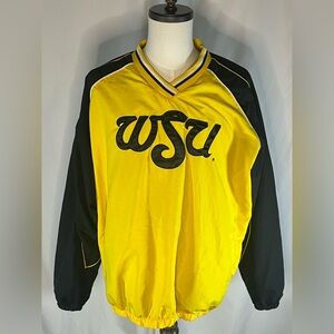 58 Sports Wichita State Shockers Vintage Windbreaker Batting Pullover Jacket